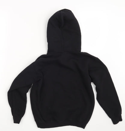 Fruit of the Loom Girls Black   Pullover Hoodie Size 9-10 Years