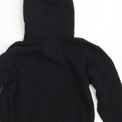 Fruit of the Loom Girls Black   Pullover Hoodie Size 9-10 Years