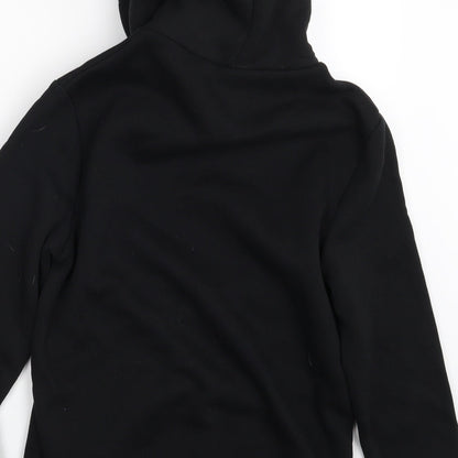 Mens UK Size S Boohoo Black Pullover Hoodie