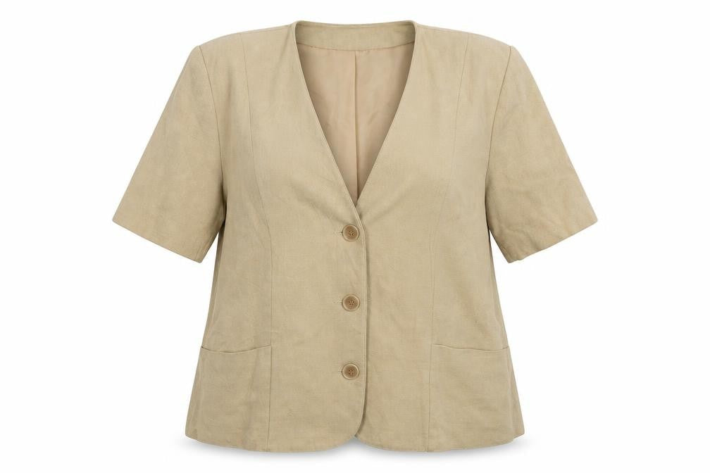 First Avenue Womens Beige   Jacket Blazer Size 16