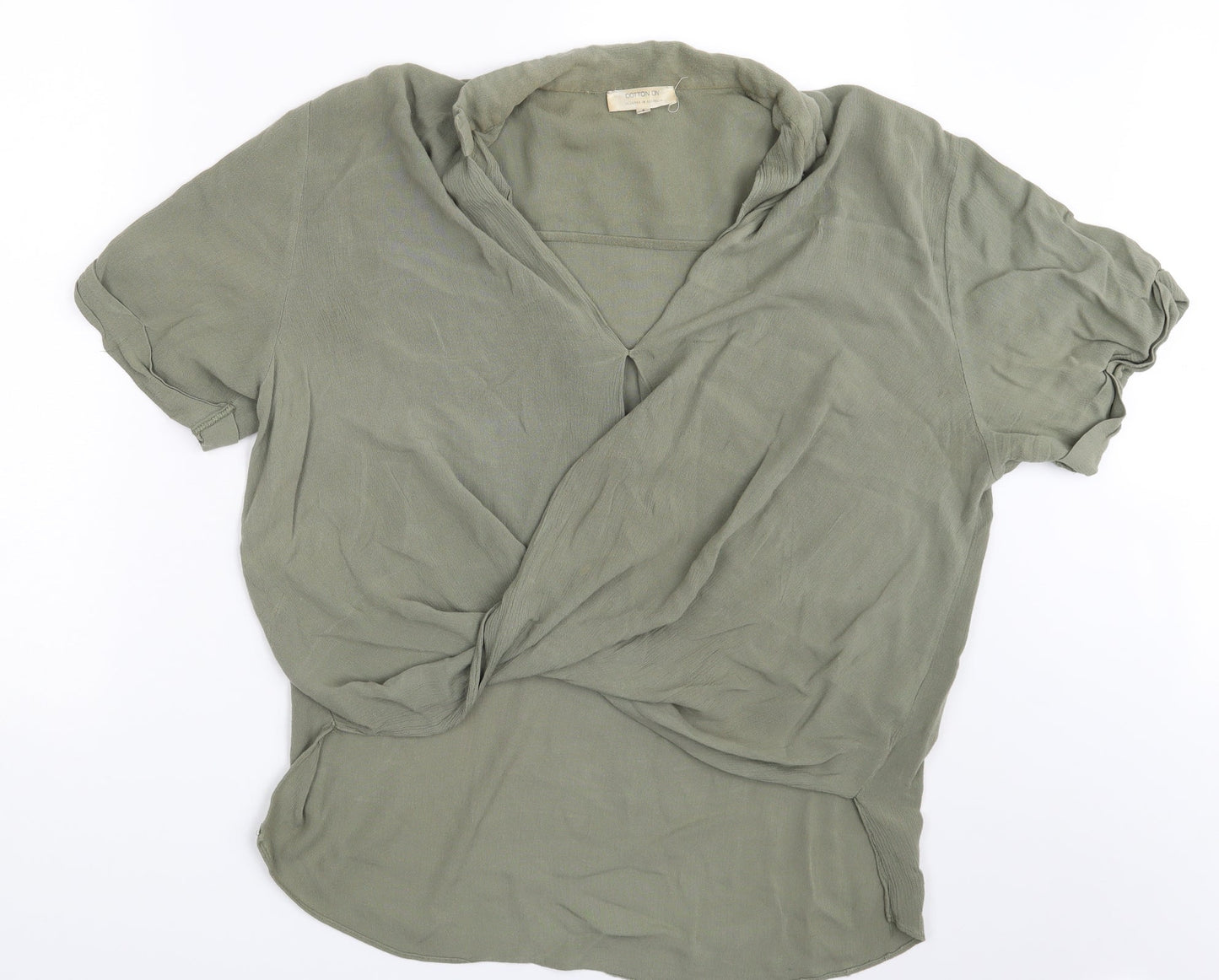 Cotton On Womens Green   Basic Blouse Size S