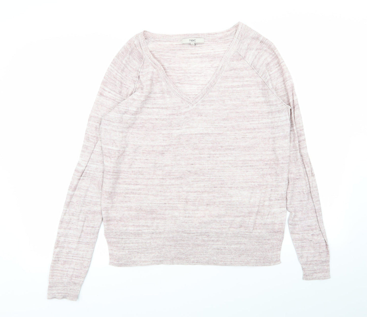 Womens UK Size 10 NEXT Pink Pullover Jumper