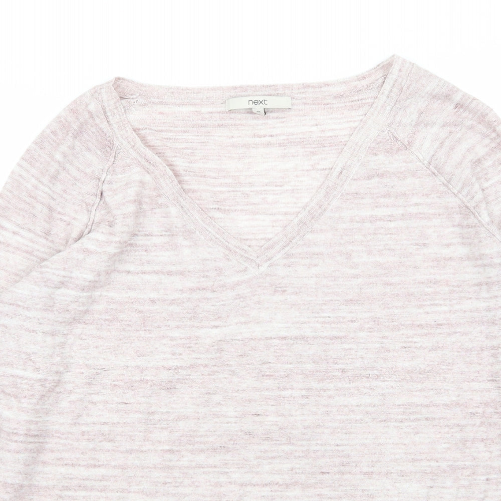 Womens UK Size 10 NEXT Pink Pullover Jumper