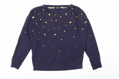 Womens UK Size S NEXT Blue Pullover Jumper