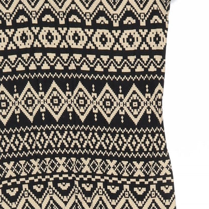graffic Womens Multicoloured Geometric  A-Line  Size M