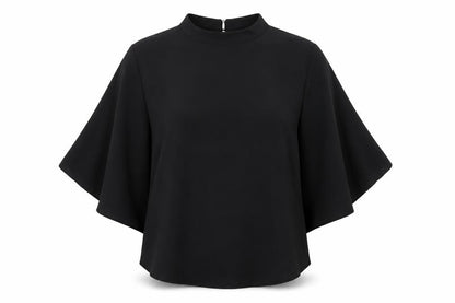 Womens UK Size 12 River Island Black Basic Blouse