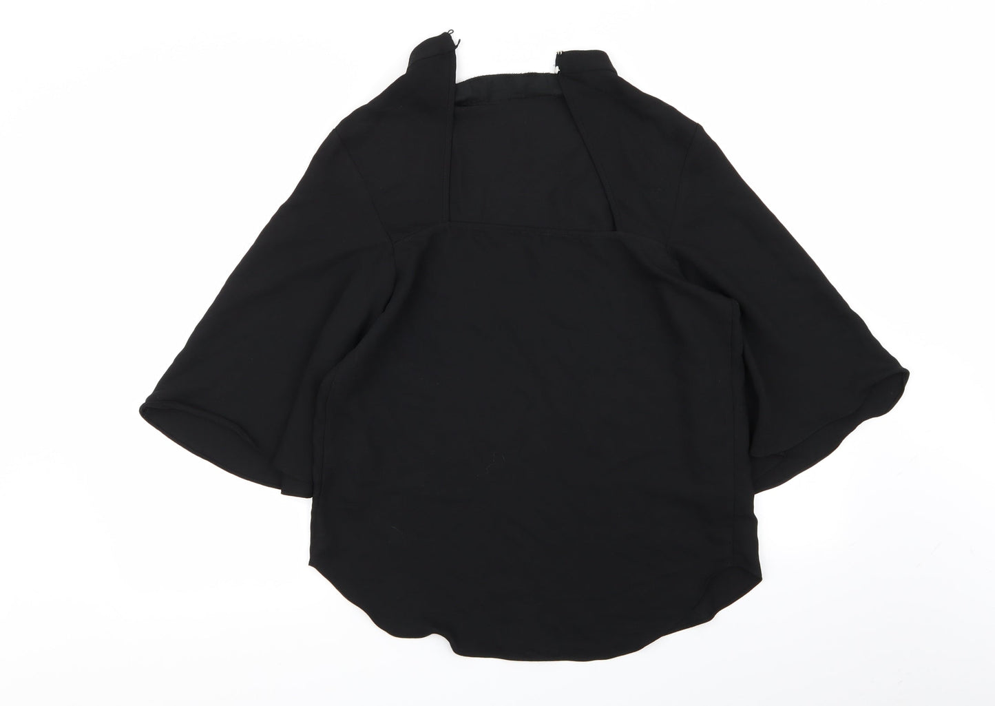 Womens UK Size 12 River Island Black Basic Blouse