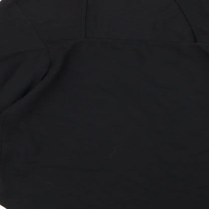 Womens UK Size 12 River Island Black Basic Blouse