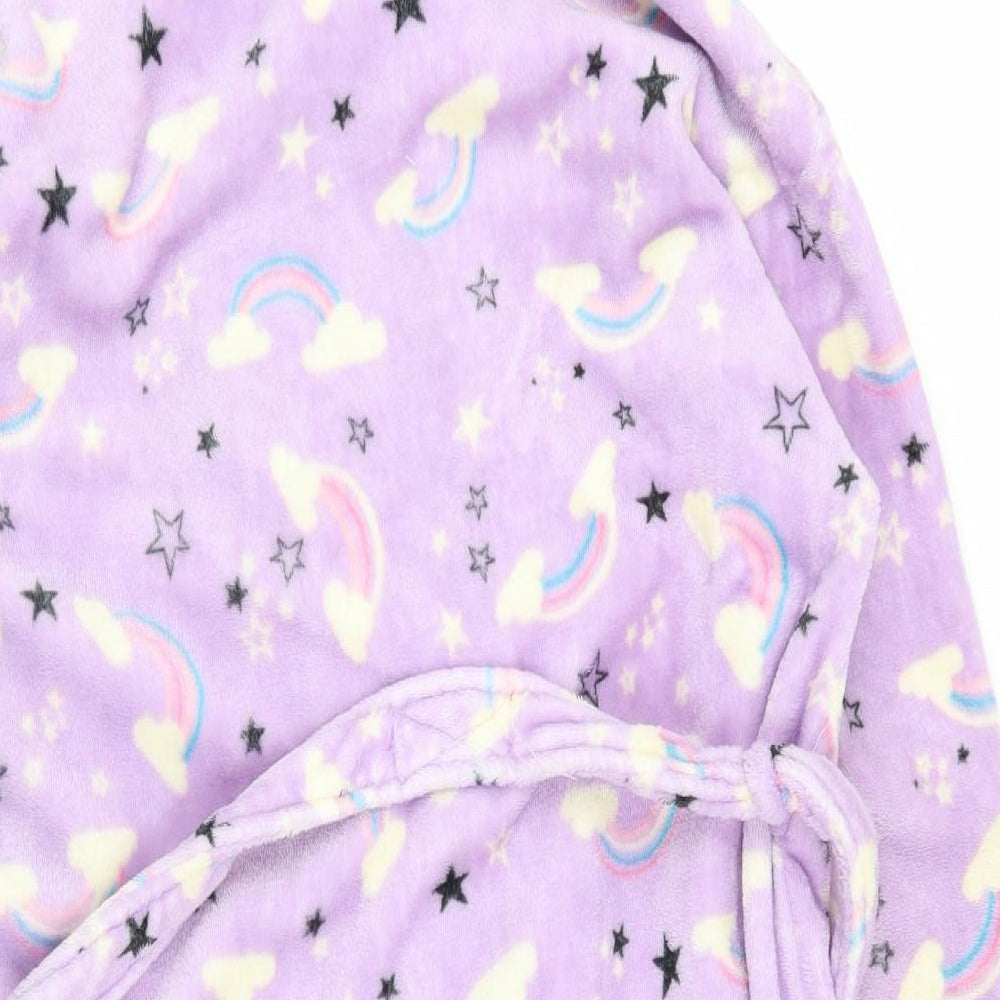 by very Girls Purple Geometric  Top Robe Size 11-12 Years