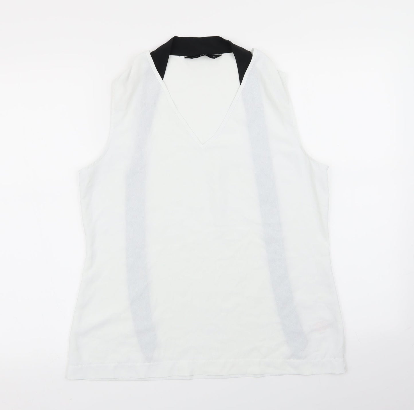 F&F Womens White   Basic Blouse Size 12