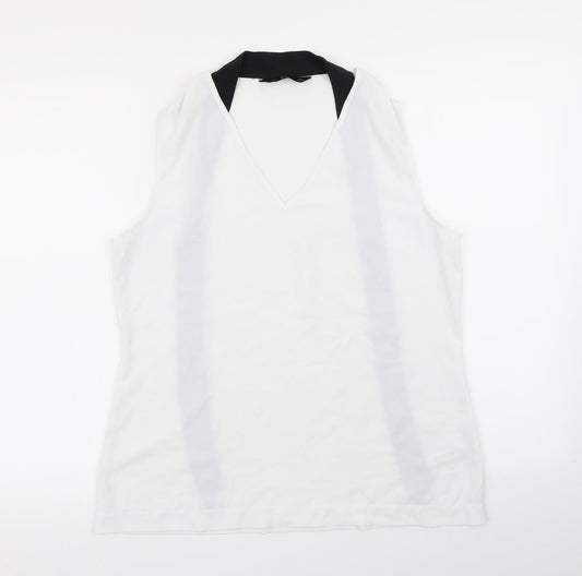 F&F Womens White   Basic Blouse Size 12