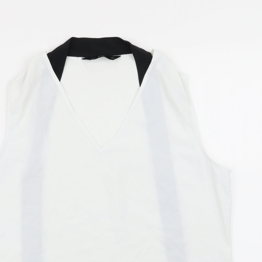 F&F Womens White   Basic Blouse Size 12