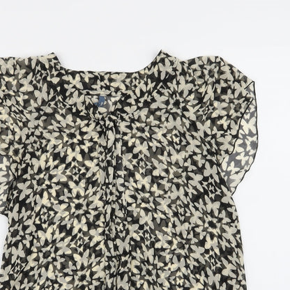 Womens UK Size 10 evie Multicoloured Basic Blouse