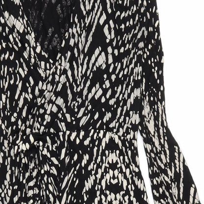 Krisp Womens Multicoloured Geometric  A-Line  Size 12