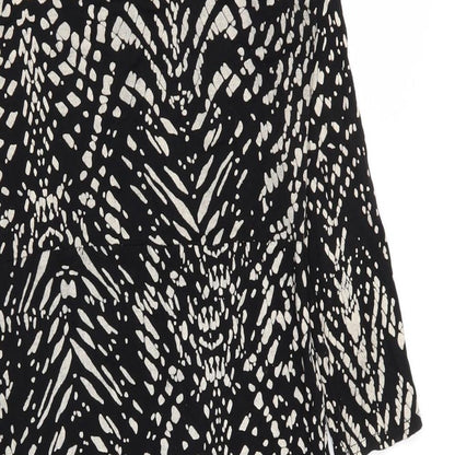 Krisp Womens Multicoloured Geometric  A-Line  Size 12