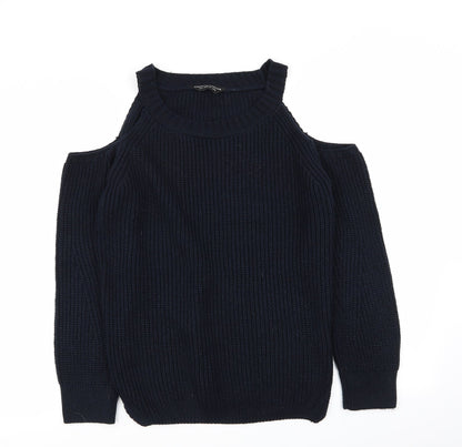 Dorothy Perkins Womens Blue   Pullover Jumper Size 12