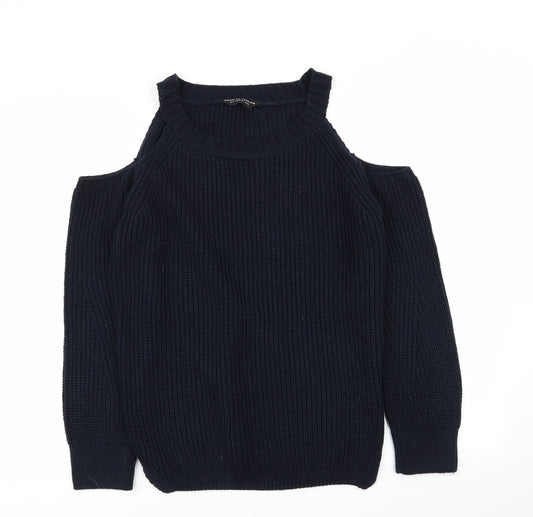 Dorothy Perkins Womens Blue   Pullover Jumper Size 12