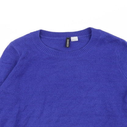 Divided by H&M Womens Blue   Pullover Jumper Size S