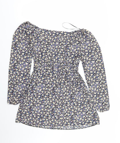 Miss Selfridge Womens Multicoloured Floral  Fit & Flare  Size 6
