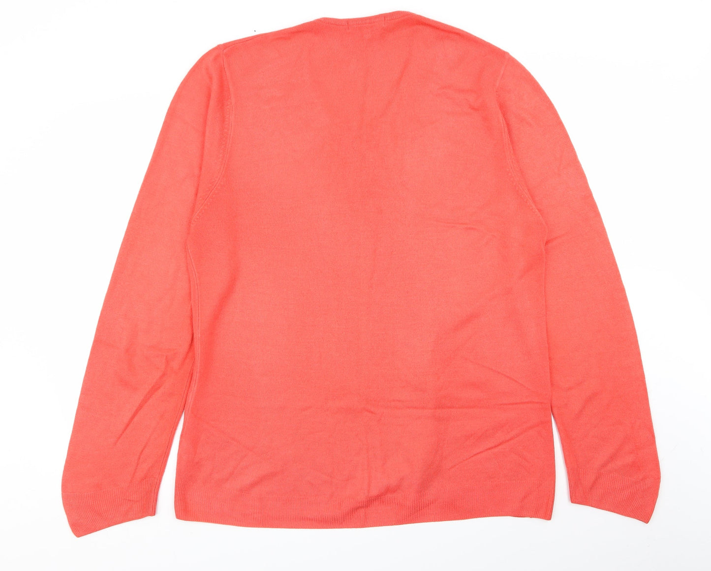 M&S Mens Red   Pullover Jumper Size XL