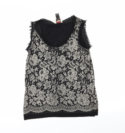 Womens UK Size XS MNG Multicoloured Basic Tank