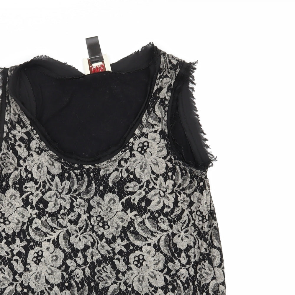 Womens UK Size XS MNG Multicoloured Basic Tank