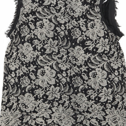 Womens UK Size XS MNG Multicoloured Basic Tank