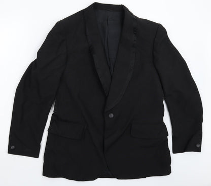 Sumrie Mens Black   Jacket Suit Jacket Size 40