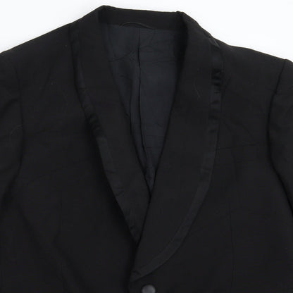 Sumrie Mens Black   Jacket Suit Jacket Size 40