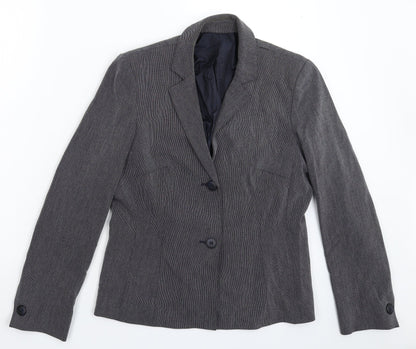 Womens UK Size 12 Preworn Regular Blue Suit Jacket