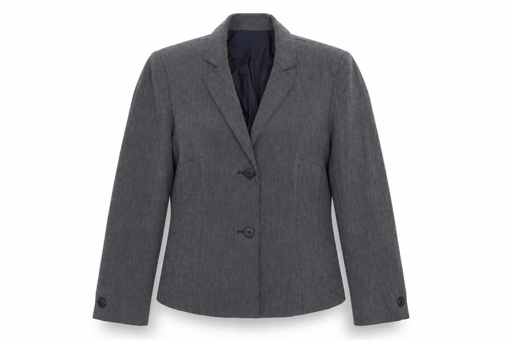 Womens UK Size 12 Preworn Regular Blue Suit Jacket