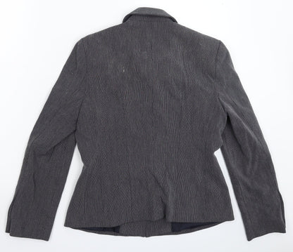 Womens UK Size 12 Preworn Regular Blue Suit Jacket