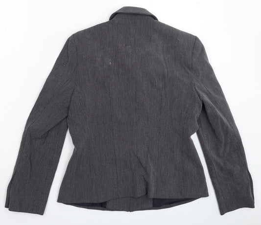 Womens UK Size 12 Preworn Regular Blue Suit Jacket