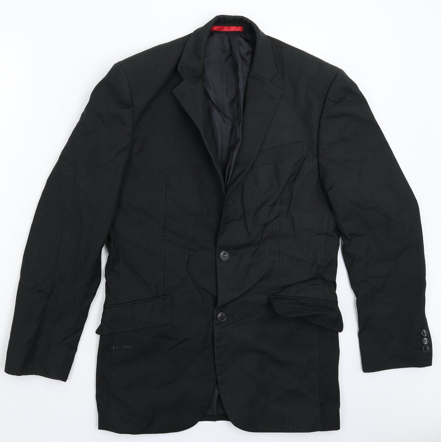 Mens UK Size 36 Burton Regular Black Suit Jacket