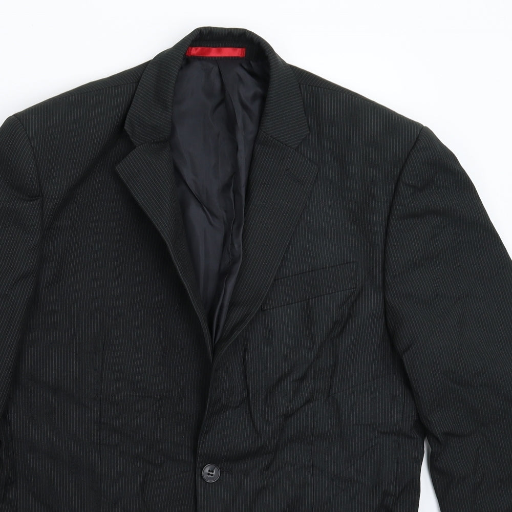 Mens UK Size 36 Burton Regular Black Suit Jacket