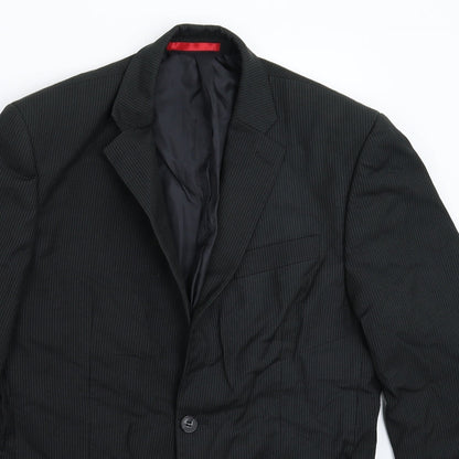 Mens UK Size 36 Burton Regular Black Suit Jacket