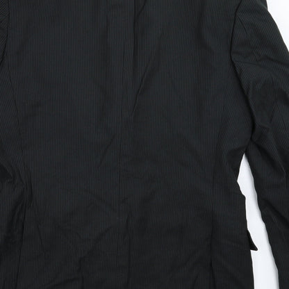 Mens UK Size 36 Burton Regular Black Suit Jacket