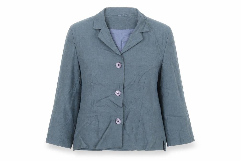 Womens UK Size 12 Hamells Regular Blue Suit Jacket