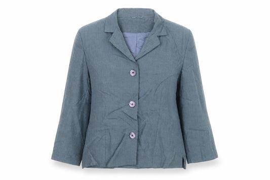 Womens UK Size 12 Hamells Regular Blue Suit Jacket