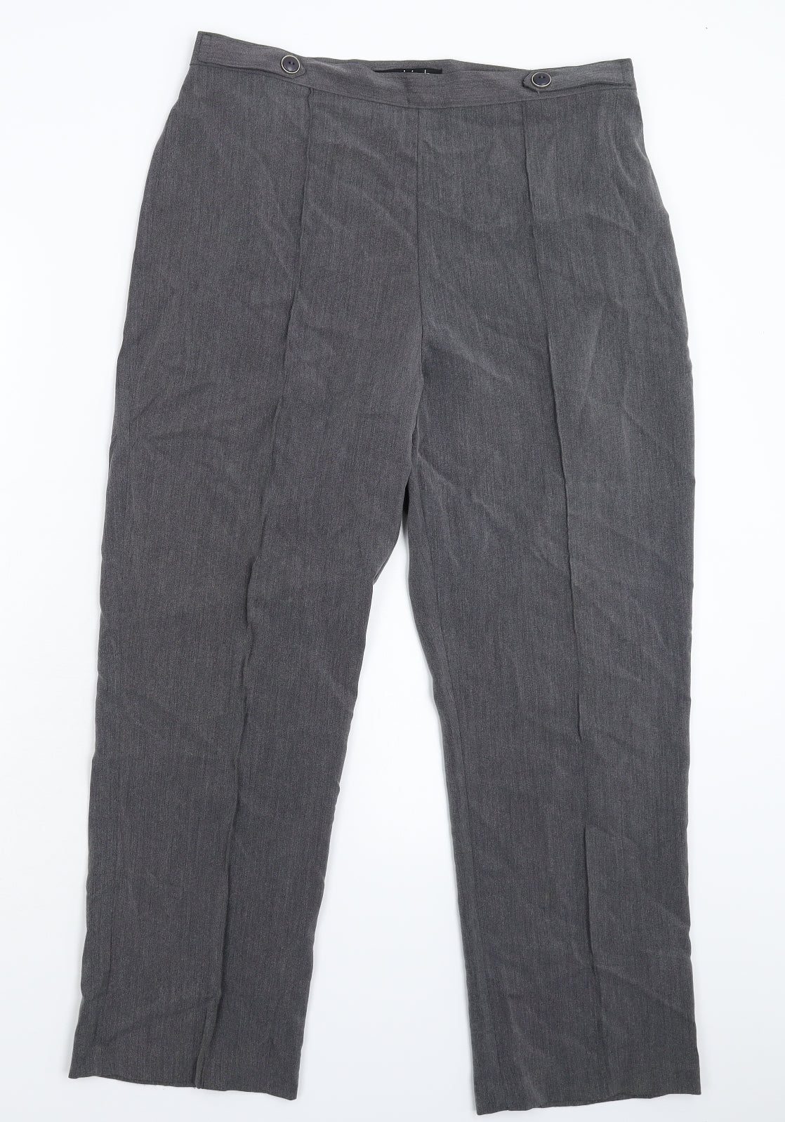 Originals Womens Grey   Dress Pants Trousers Size 14 L27 in