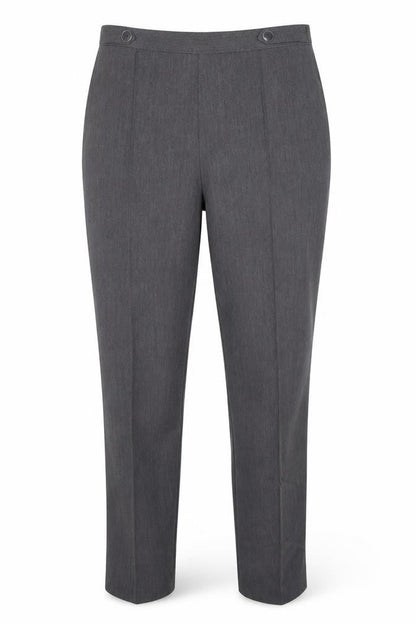 Womens UK Size 14 Originals Regular Fit Dress Pants Grey Trousers