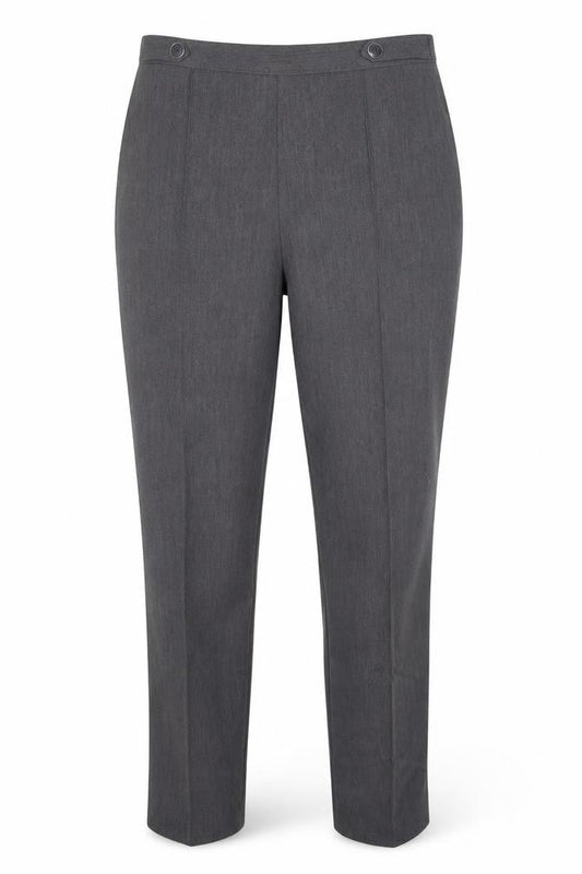 Womens UK Size 14 Originals Regular Fit Dress Pants Grey Trousers