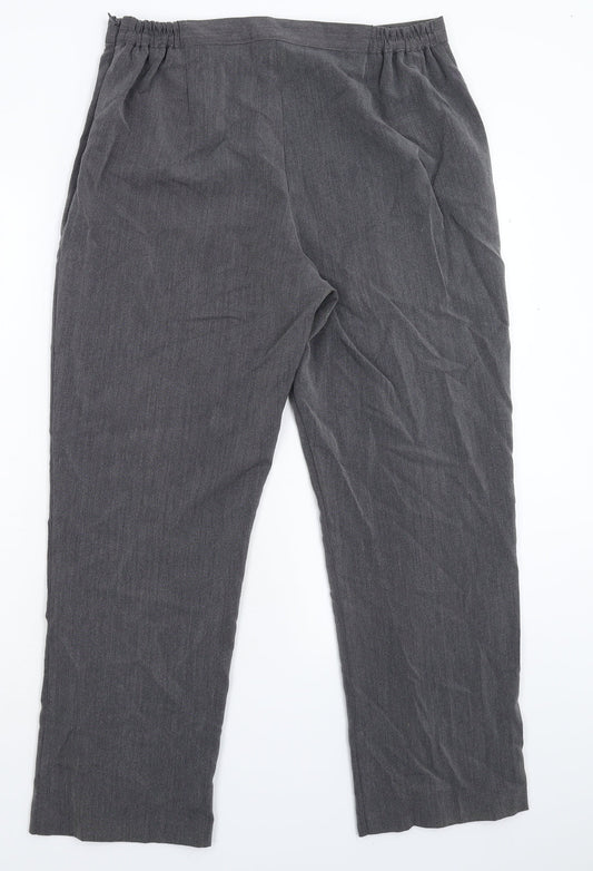 Originals Womens Grey   Dress Pants Trousers Size 14 L27 in