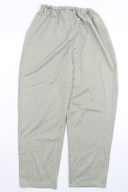 Womens UK Size 18 Preworn Regular Fit  Green Trousers