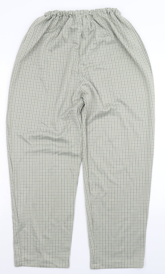 Womens UK Size 18 Preworn Regular Fit  Green Trousers