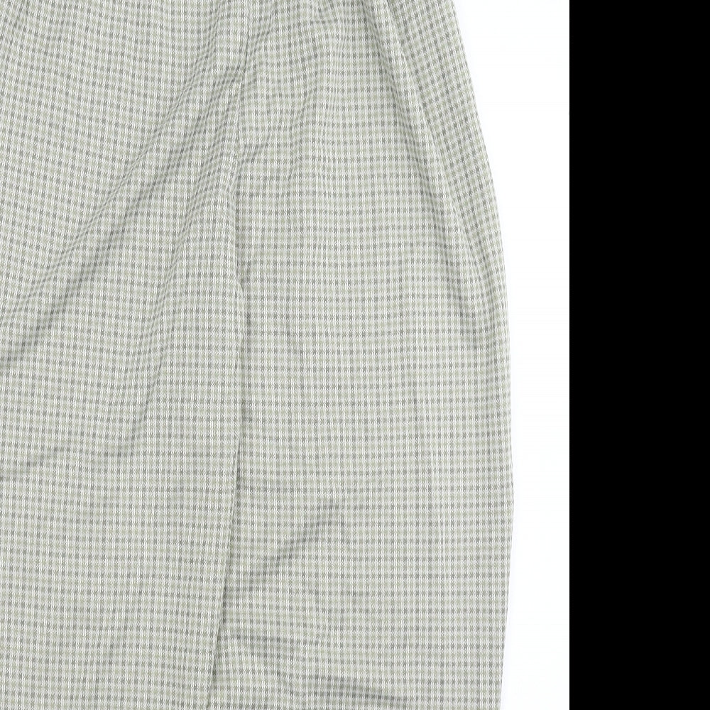 Womens UK Size 18 Preworn Regular Fit  Green Trousers