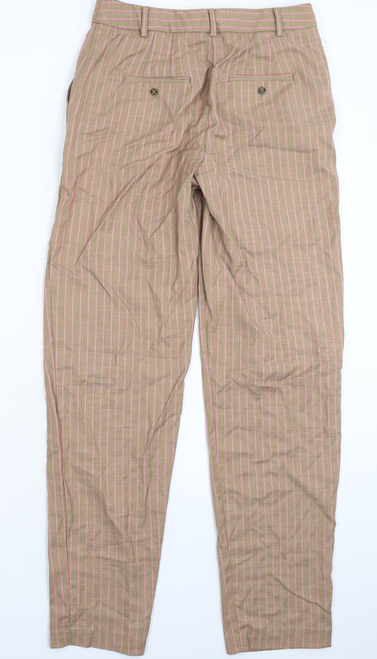 Womens UK Size 8 Marks and Spencer Regular Fit Dress Pants Grey Trousers