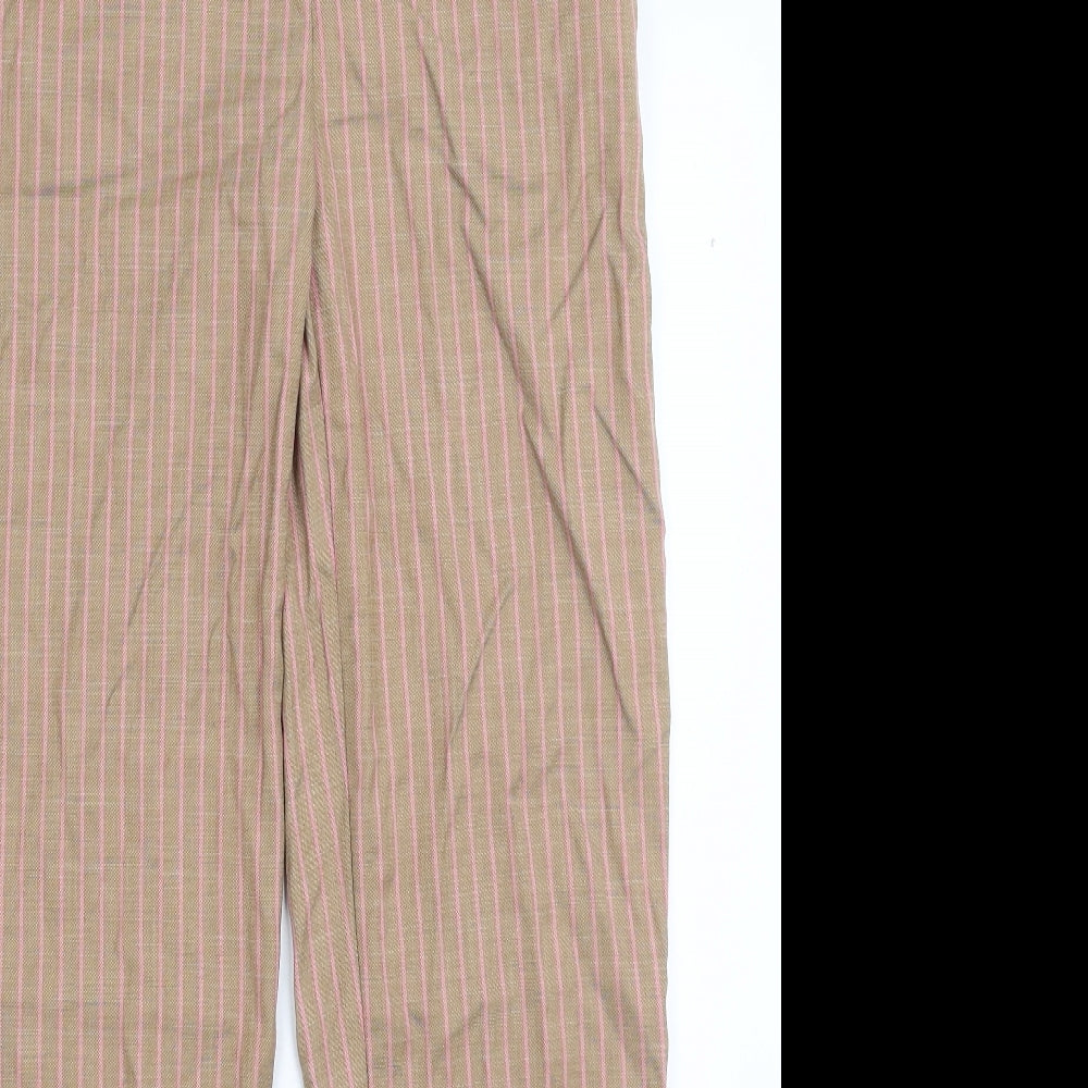 Womens UK Size 8 Marks and Spencer Regular Fit Dress Pants Grey Trousers