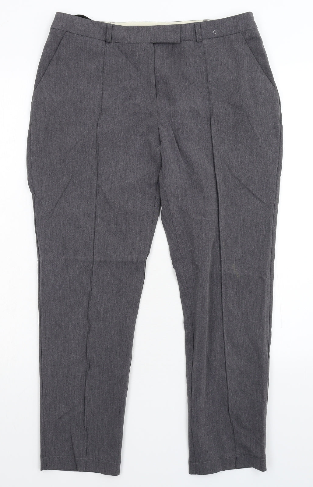 Topshop Womens Grey   Dress Pants Trousers Size 10 L25 in