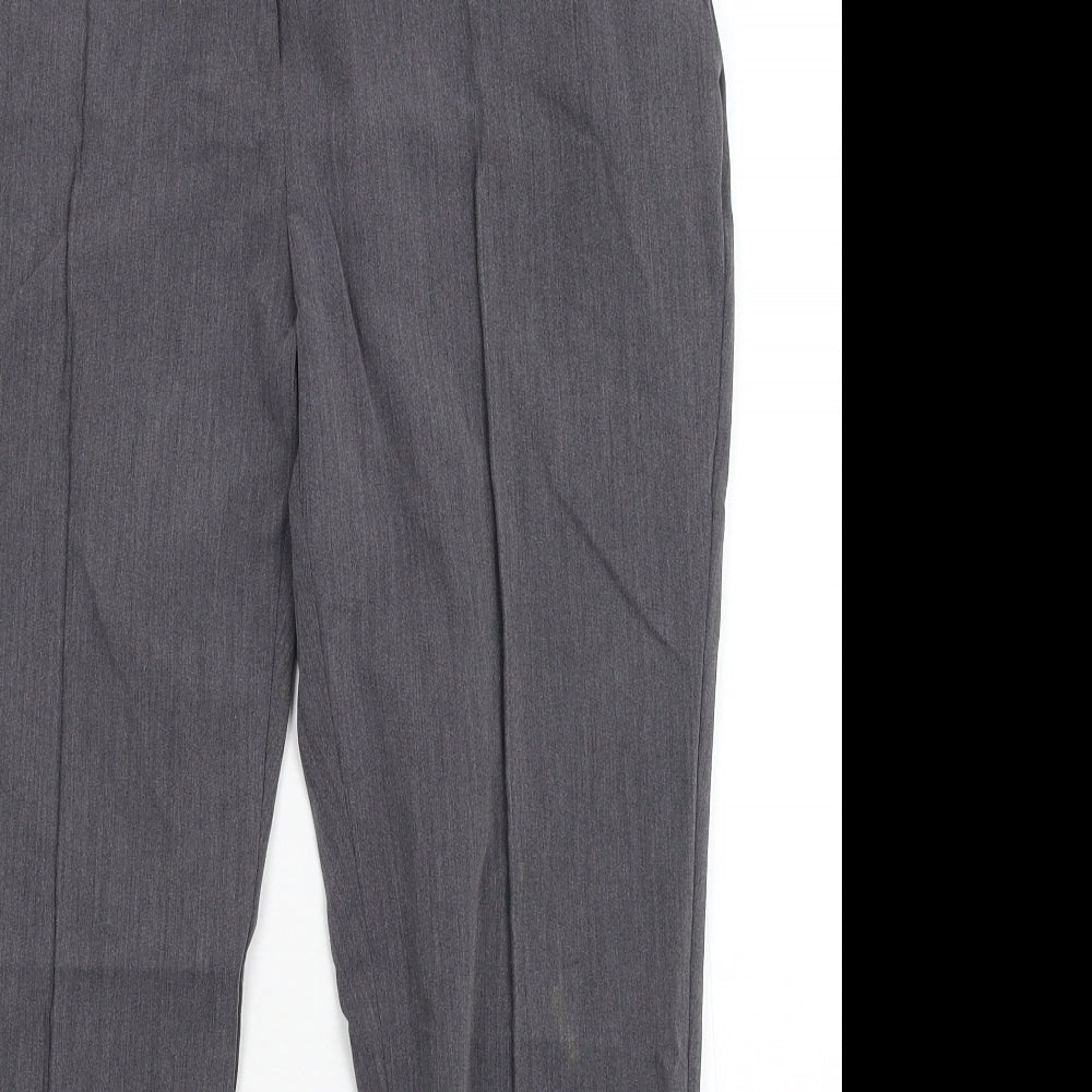 Topshop Womens Grey   Dress Pants Trousers Size 10 L25 in
